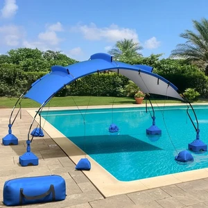Uthfy Pool Canopy, Beach Shade Canopy with UV Block & Waterproof, Patio, Lawn - Picture 1 of 7