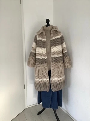 Iris von Arnim Strickmantel, Handstrick,  M-L, Neu, NP 2.995,-€ - Bild 1 von 4