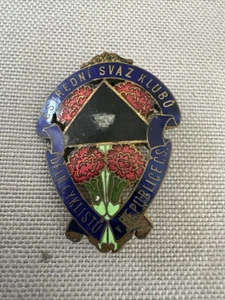 Anstecker des tschechischen Radsportvereins , Prag 1.WK  (25) - Bild 1 von 3