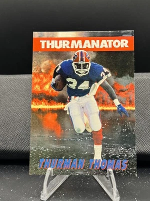 1992 SkyBox Prime Time #M04 Thurman Thomas Poster Cards - Image 1 of 2