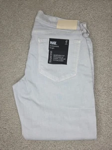 NWT MEN'S PAIGE JEANS Normandie Straight Transcend Vintage  Fossil Rock 29X 35 - Picture 1 of 9