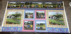 Diane Phalen für Elizabeth’s Studio Baumwollstoff Panel, Country Quilts - Frühling - Bild 1 von 9