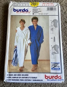 Vintage Burda  Easy Boy/Teen 2661 Size 9-14 Sewing Pattern unchecked - Picture 1 of 2