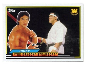 2018 Topps Heritage WWE Big Legends Ricky The Dragon Steamboat Insert Card - Picture 1 of 2