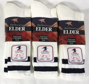 Postal Socks Size 10-13 Mail Carrier Crew with Arch Support White Blue Men Women - Picture 1 of 4
