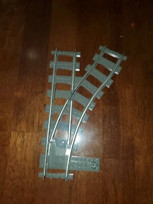 Lego 9V Train Track Switch Point Derecho 2859 City Foto 1 de 2