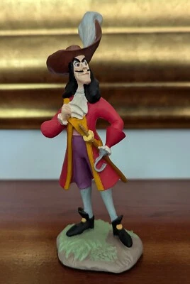 Disney Captain Hook (Peter Pan) Resin Figurine from Japan - RARE - Image 1 of 4