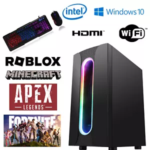 Phoenix Gaming PYROFLUX Desktop PC i3 4th 16GB 256GB SSD 1TB HDD 2GB GPU Win 10 - Picture 1 of 5