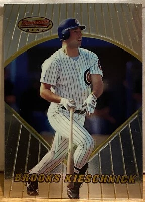 1996 Bowman's Best Previews Brooks Kieschnick #BBPS Chicago Cubs - Image 1 of 2