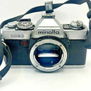 Minolta XG-A 35MM SLR Film Camera Untested Not Sure If Works Vintage - Picture 1 of 17