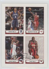 2004-05 Bazooka 4-on-1 Stickers Bonzi Wells Maurice Taylor Steve Smith Tony Delk
