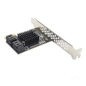 PCI e Adapter 4 Port SATA 3.0 to PCIe x1 GEN3 Expansion Adapter Card ASM1064 - Afbeelding 1 van 5