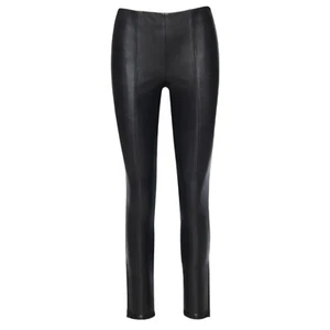 BLANKNYC Leggings Donna 28 Maleficient Nero Vegan Ecopelle Hi Rise Pull On - Foto 1 di 10