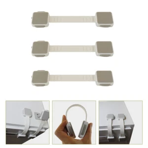 3 Pcs Einklemmschutz Kleinkind Sicherheitsschloss Für Die Babytür - Bild 1 von 11