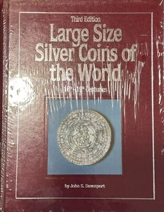 LIBRO MONEDAS DE PLATA DE GRAN TAMAÑO DEL MUNDO 3ª EDICIÓN por DAVENPORT NUEVO - Imagen 1 de 4