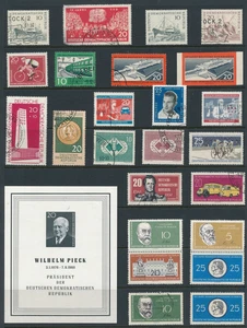 Lot Stamp Germany DDR Collection Train at Harbor IMperf Ship Sheet U - Picture 1 of 2