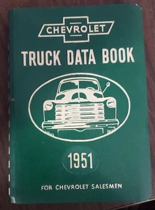 1951 Chevrolet Truck Data Book Pickup, Panel, Chassis, Bus - Picture 1 of 11