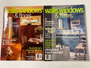Walls, Windows, and Floors Magazines. Spring 1998 & Summer 1999 - Picture 1 of 4