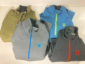 Spyder Men's Long Sleeve Outbound Mid Weight 1/4 Zip Pullover 1299048 Pick Size - Picture 1 of 17