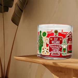 Bath & Body Works Crushed Candy Cane 3-Wick Scented Candle - Picture 1 of 7