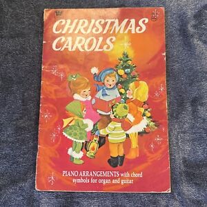 New ListingWhitman 1957 Christmas Carols Piano Arrangements 20 Songs #2979 Guitar & Organ