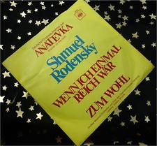 SHMUEL RODENSKY - Wenn ich einmal reich wär (aus ANATEVKA) * TOP SINGLE (M-:)) 