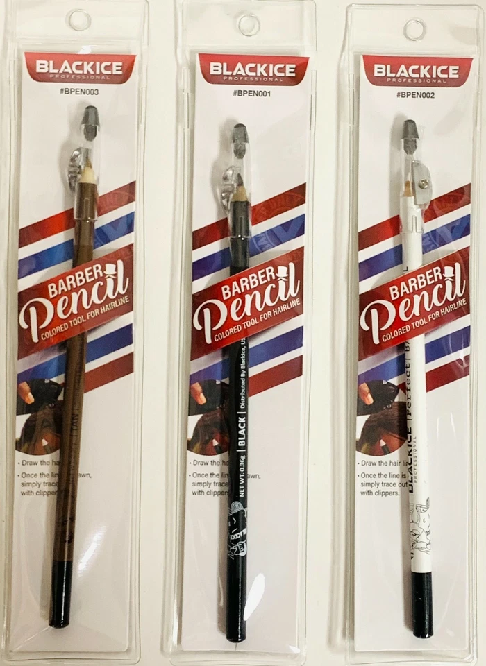 Black Ice Spray Barber Pencil Edge Hairline Razor Trace Brown, Black, or White - Image 1 of 1