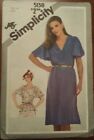 1981 Simplicity Dress And Blouse Pattern #5138 Size 14, Unused