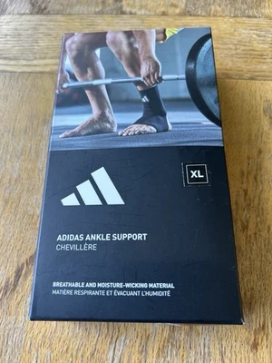 Adidas Tobillo Soporte Compresión Gimnasio Entrenamiento Manga Hombre Mujer’s Talla XL Negro Foto 1 de 4