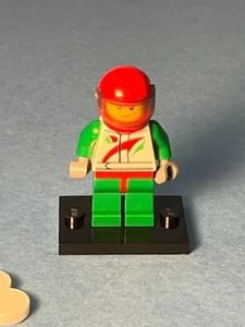 LEGO City Minifig #60053 - Conductor de coche de carreras - cty0389 - Arañazos ligeros/sin grietas - Imagen 1 de 3