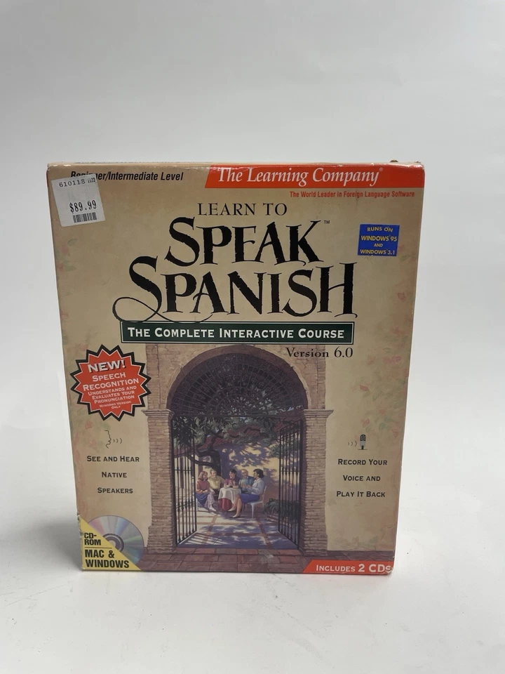 The Learning Company Learn to Speak Spanish 6.0 Complete Set! - Image 1 of 3