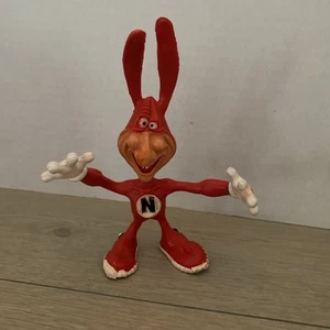 Vintage Domino's Pizza Noid 6" biegsam biegsam Maskottchen Figur Promo Spielzeug 1986 - Bild 1 von 4