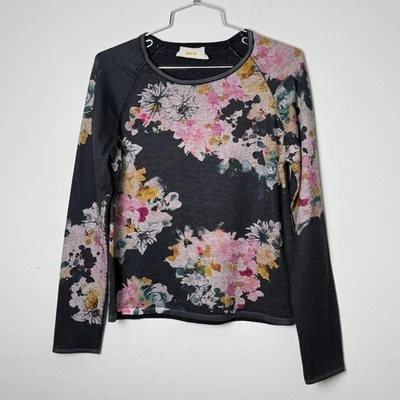 Sudadera Top Mujer Maeve Anthropologie Estampado Floral Manga Larga Cuello Redondo Talla S Foto 1 de 4