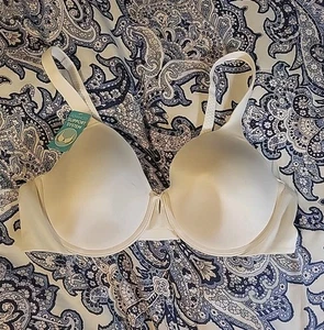 NEU Vanity Fair Beautiful Benefits BH 76375 Gr. 40C weiß Kontur T-Shirt gefüttert - Bild 1 von 11