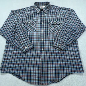 Camisa Big Mac De Colección Para Hombres XL Botón a Cuadros Frontal Dos Bolsillos Ropa de Trabajo Hecha en EE. UU. - Imagen 1 de 15
