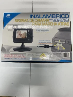 New VR3 VRBCS300W Black Wireless Back Up Camera System With Color LCD Monitor - Image 1 of 4