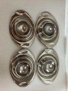 MCM (4) Germany WMF CROMARGAN Stainless Steel 18/10 Egg Cups Coquetiers - Picture 1 of 7