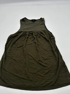 Banana Republic Tank Top Women X Small Green Solid..#33221 - Image 1 of 4