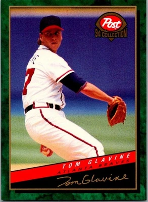 1994 Post Cereal Tom Glavine #16 - Braves - Image 1 of 2