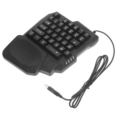 Fashion Gaming Keyboard Backlight Keyboard for Home Dorm Play Game Keyboard - Image 1 of 4