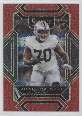 2021 Panini Select Club Level Red Prizm /49 Alex Leatherwood #286 Rookie RC - Image 1 of 2