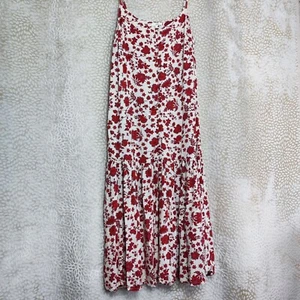 Yerse Maxi Dress Button Front Floral Paisley Print Size Large Adjustable Straps - Bild 1 von 13