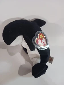 TY Beanie Baby   "ECHO" the Dolphin 1996 NWT  #4180 - Picture 1 of 4