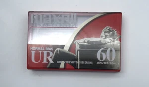 Cassette de audio Maxell UR 60 sesgo normal tipo I 60 min - Imagen 1 de 2