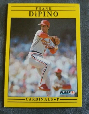 1991 Fleer St. Louis Cardinals Baseball Card #632 Frank DiPino - Image 1 of 2