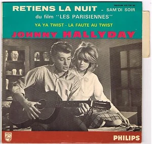 JOHNNY HALLYDAY Retiens la nuit Philips 432.739 BE French EP with side tab intac - Picture 1 of 1
