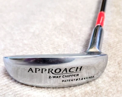 KNIGHT GOLF APPROACH 2-WAY CHIPPER RH LH STEEL SHAFT 37" PRO VELVET GRIP - Image 1 of 4