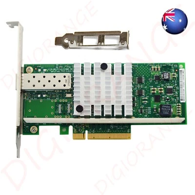 New INTEL X520-DA1 E10G41BTDA 10G 82599ES PCl-E SFP Ethernet Server Adapter AU - Image 1 of 4