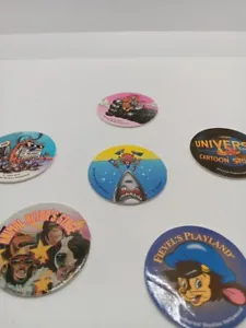 Universal Studios - Jaws - King Kong Lot Of 6 POGs 1994 McDonalds - Picture 1 of 6