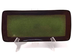 Oneida Solare Green Rectangular Serving Tray 12in Bread Sushi Appetizer Platter - Picture 1 of 9